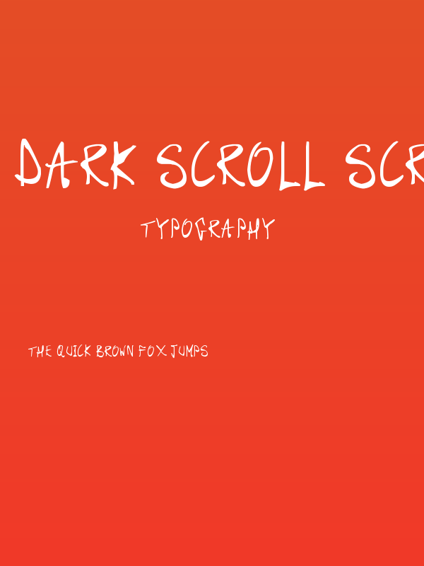 Dark Scroll Scripts Poster