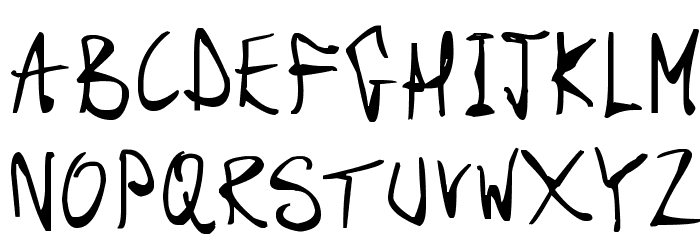 Dark Scroll Scripts Font LOWERCASE