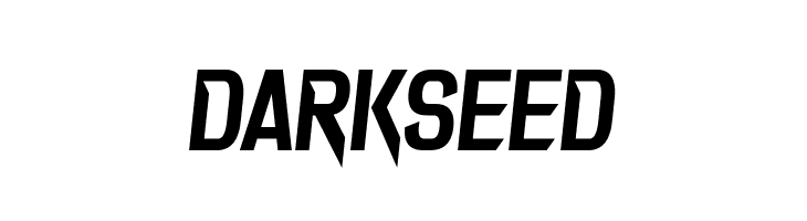 Dark Seed  フリーフォントのダウンロード