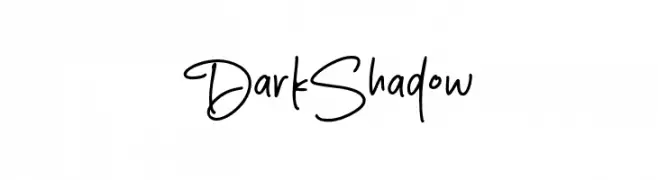 Dark Shadow  नि: शुल्क फ़ॉन्ट्स डाउनलोड