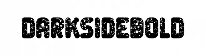 Dark Side Bold  Frei Schriftart Herunterladen