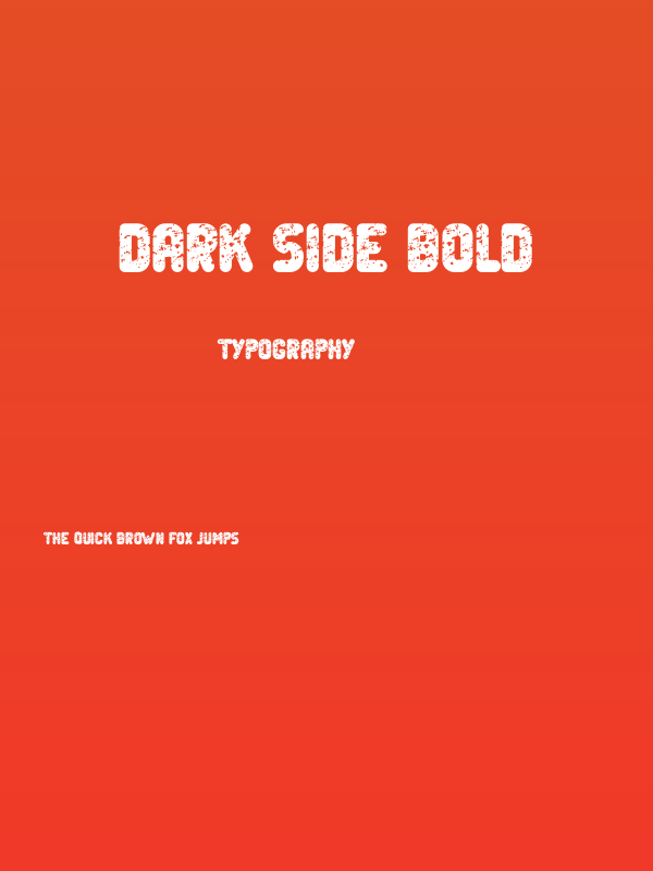 Dark Side Bold Poster