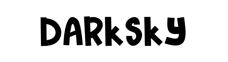 Dark Sky フォント