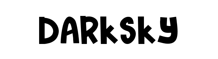 Dark Sky  नि: शुल्क फ़ॉन्ट्स डाउनलोड