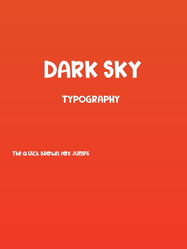 Dark Sky Poster