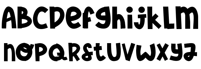 Dark Sky Font LOWERCASE