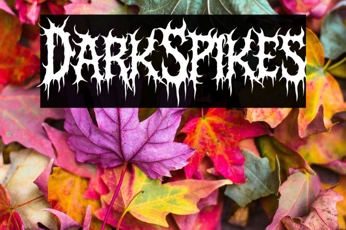 Dark Spikes Example 1