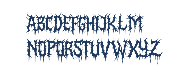 Dark Spikes Lowercase