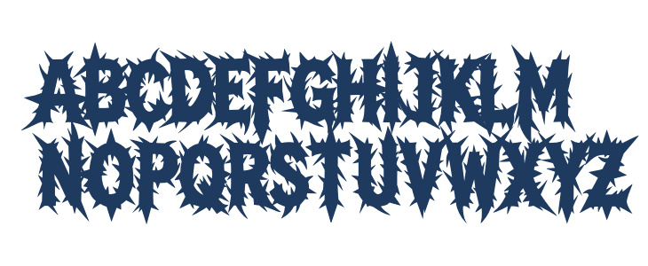 Dark Spring Regular Uppercase
