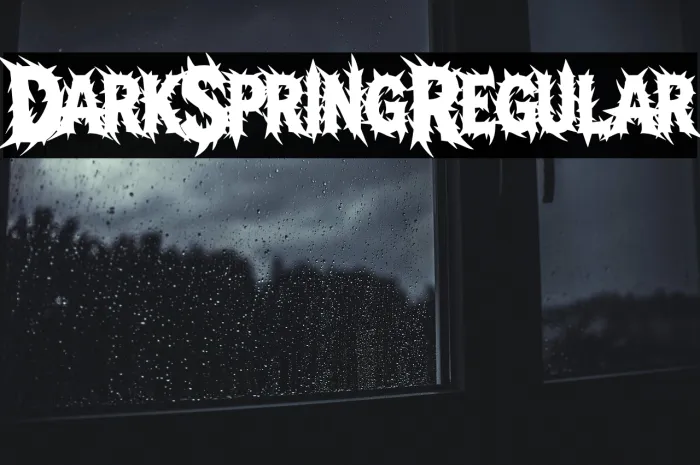 Dark Spring Regular Example 2
