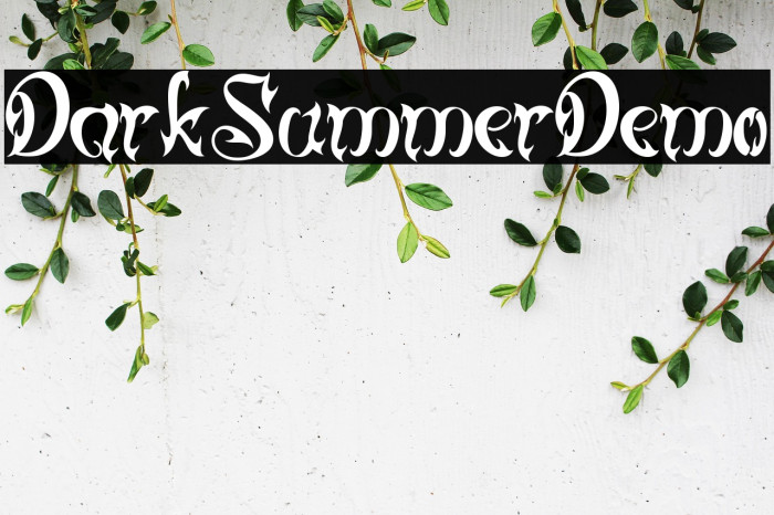 Dark Summer Demo Example 2