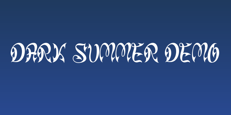 Dark Summer Demo Social Header