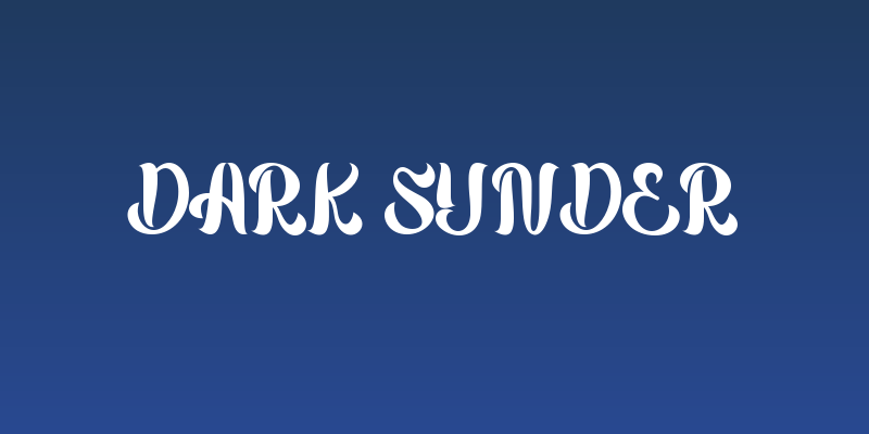Dark Sunder Social Header