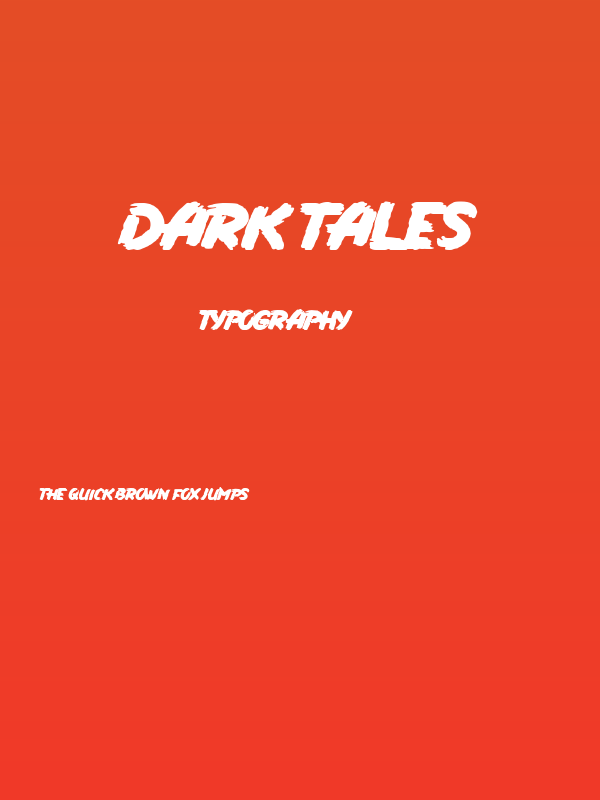 Dark Tales Poster