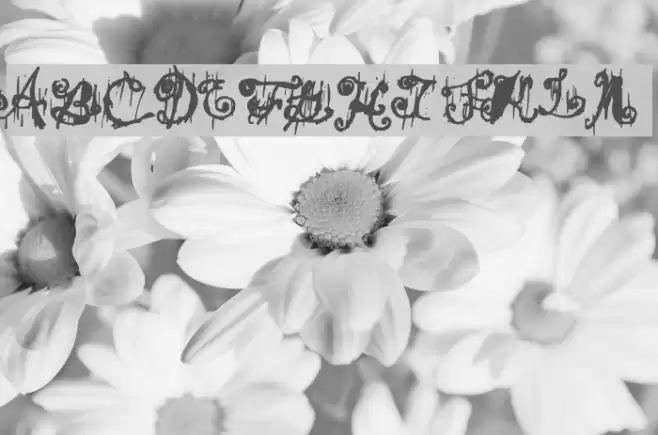 Dark Theater Font examples