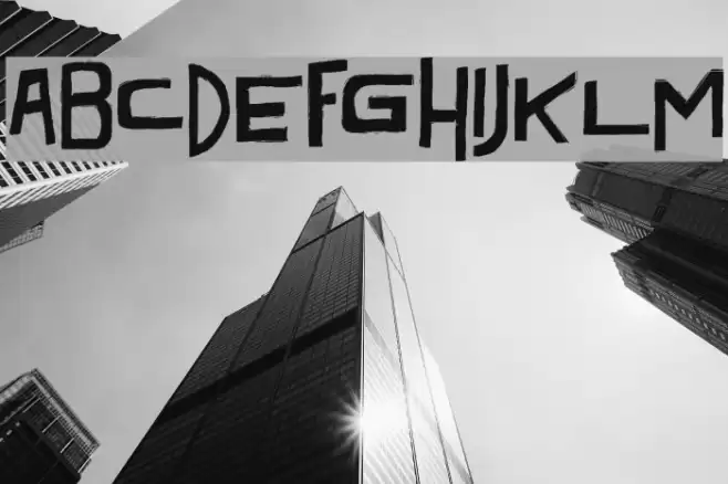 Dark Times Black Font examples