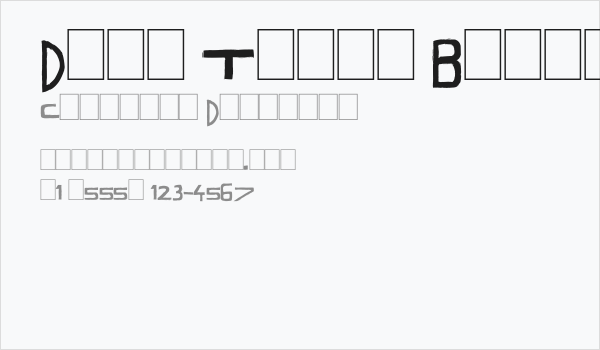 Dark Times Black Business Card