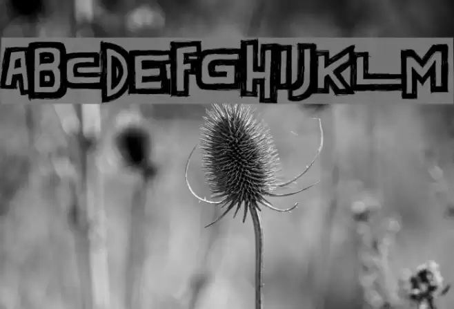 Dark Times Font examples