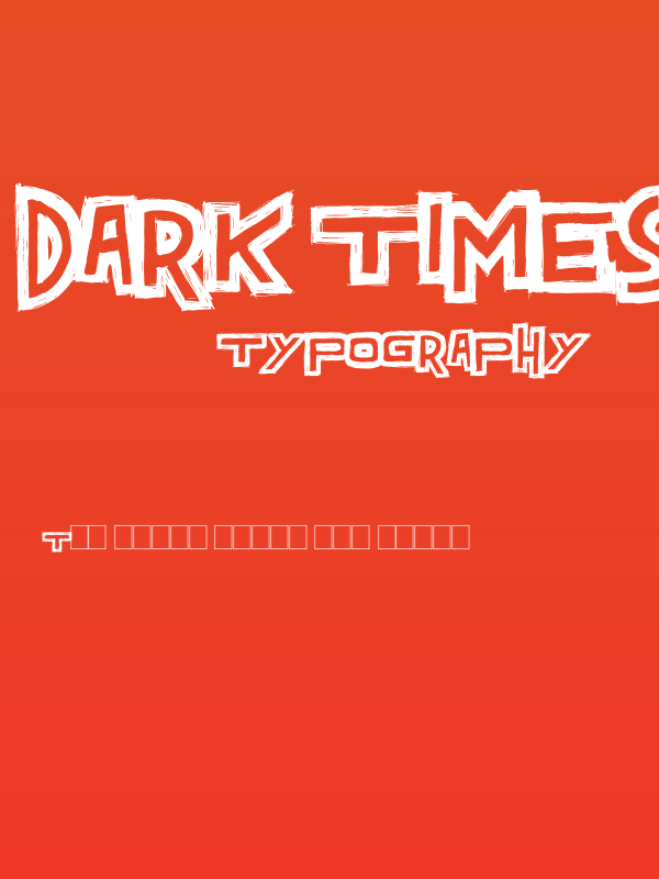 Dark Times Poster