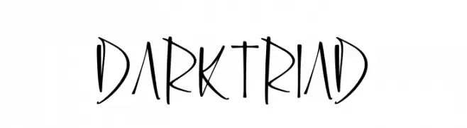 Dark Triad  Скачать бесплатные шрифты
