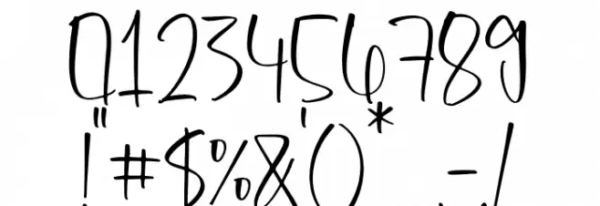 Dark Triad Font OTHER CHARS