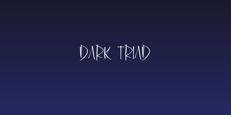 Dark Triad Social Header