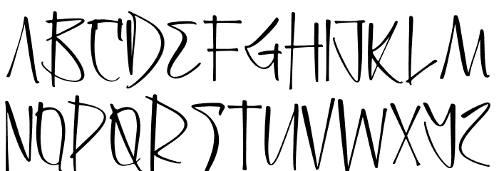 Dark Triad Font LOWERCASE