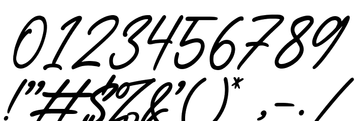Dark Twenty Font OTHER CHARS
