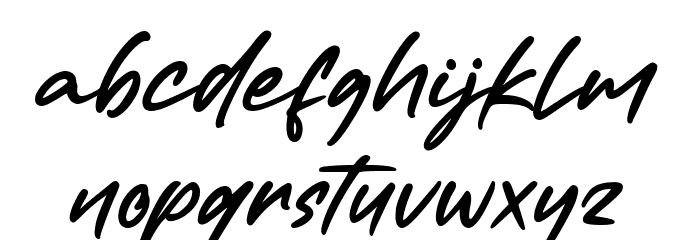 Dark Twenty Font LOWERCASE
