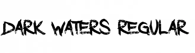 Dark Waters Regular  フリーフォントのダウンロード