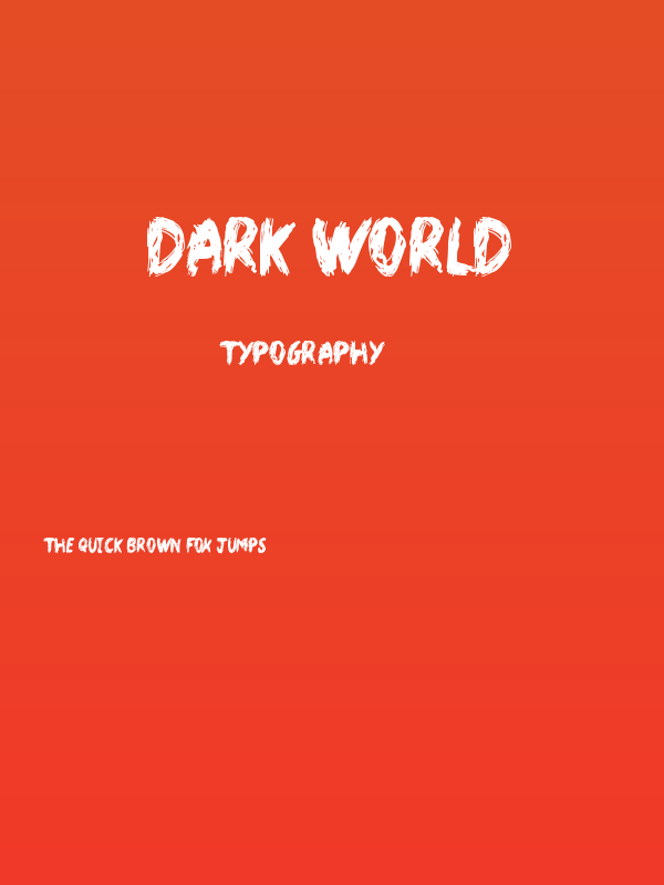 Dark World Poster