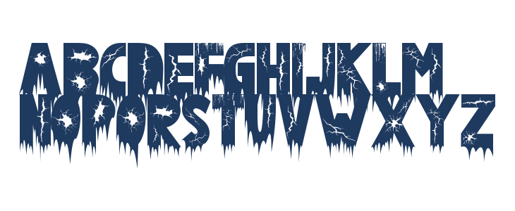 Dark Zombie Uppercase