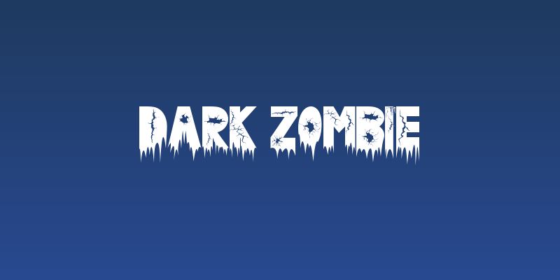 Dark Zombie Social Header