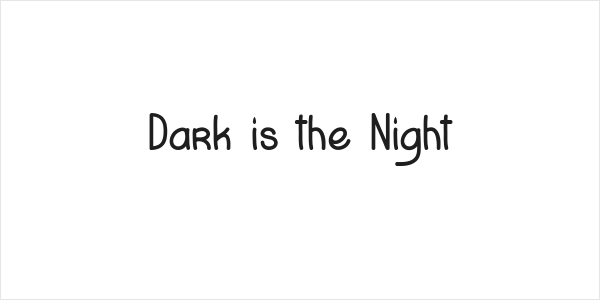 Dark is the Night Logo