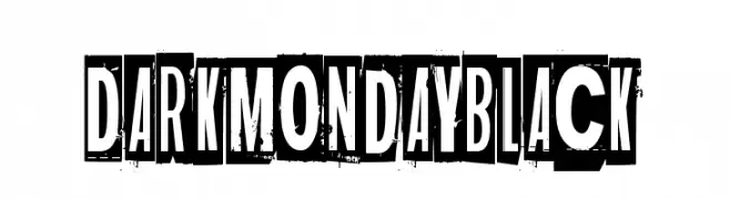 Dark monday black  font caratteri gratis
