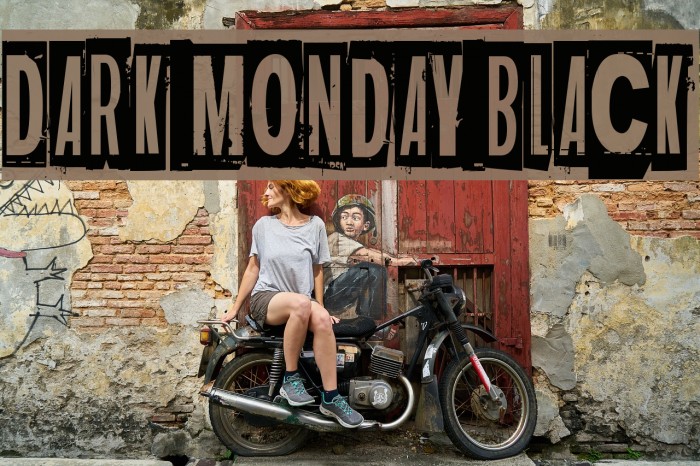 Dark monday black Example 3
