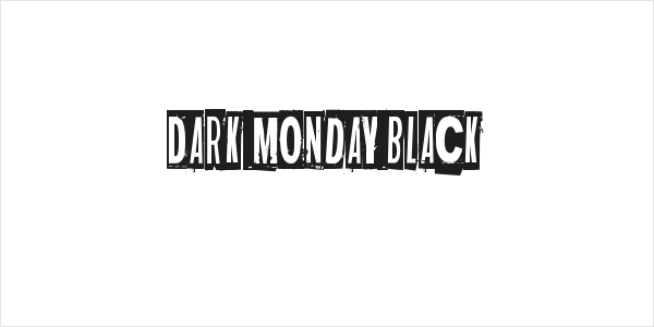 Dark monday black Logo