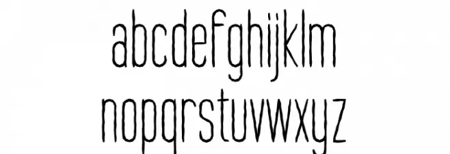 Dark of the Moon Regular Font Litere mici