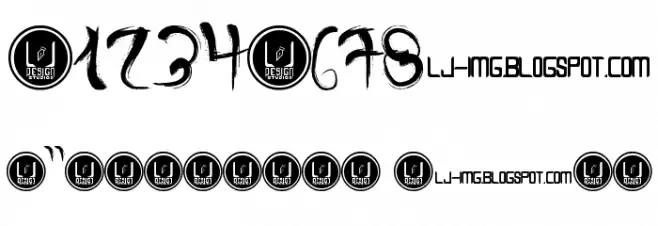 Dark past Font OTHER CHARS