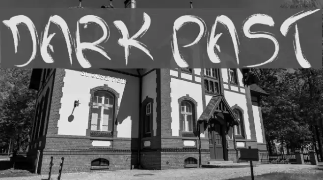 Dark past Font examples