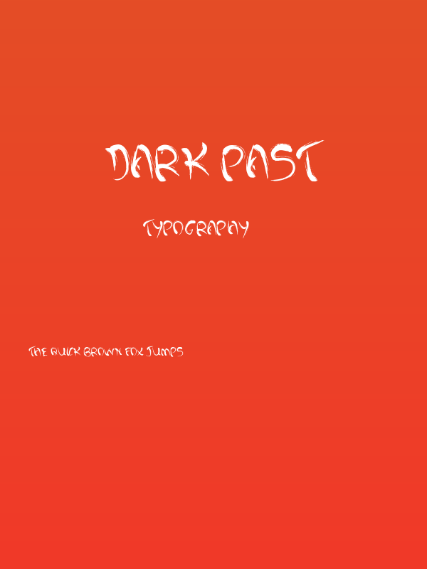 Dark past Poster