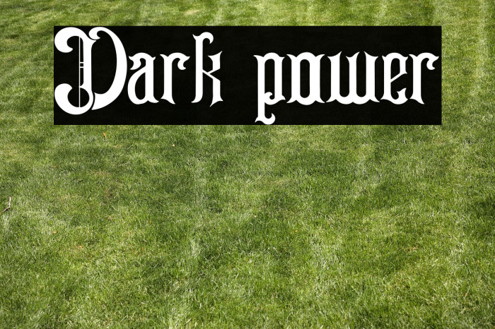 Dark power Example 2