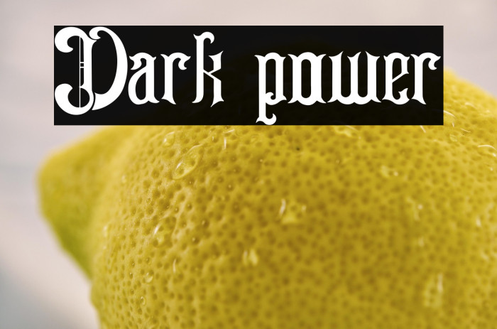 Dark power Example 3
