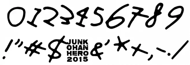 Dark was the night Font OTHER CHARS