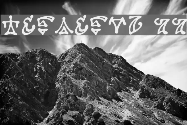 DarkArts BB Font examples