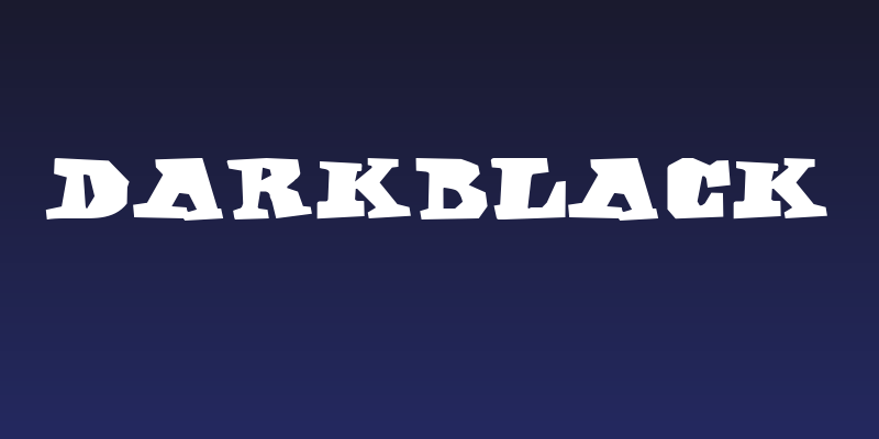 DarkBlack Social Header