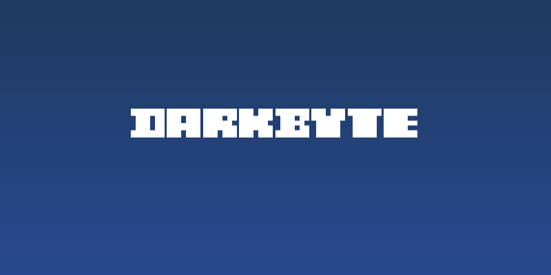 DarkByte Social Header