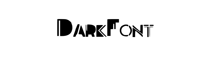 DarkFont  baixar fontes gratis
