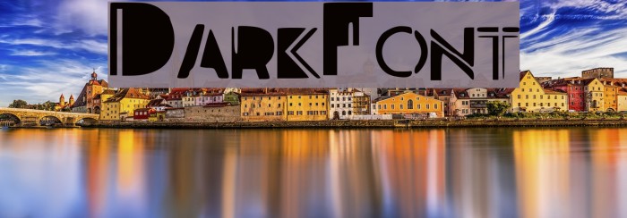 DarkFont Font examples