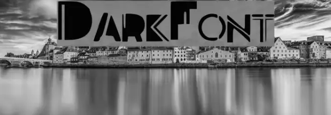 DarkFont Example 2